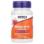 NOW Foods, Methyl B-12, метилкобаламин, 1000 мкг, 100 таблеток для рассасывания