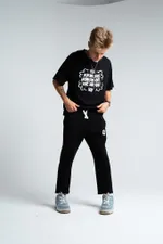 Брюки укороченные PPZ Черные