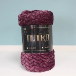 Плед 150*200 см «ARIADNA», цвет аметист, микрофлис, 260 гр/м²