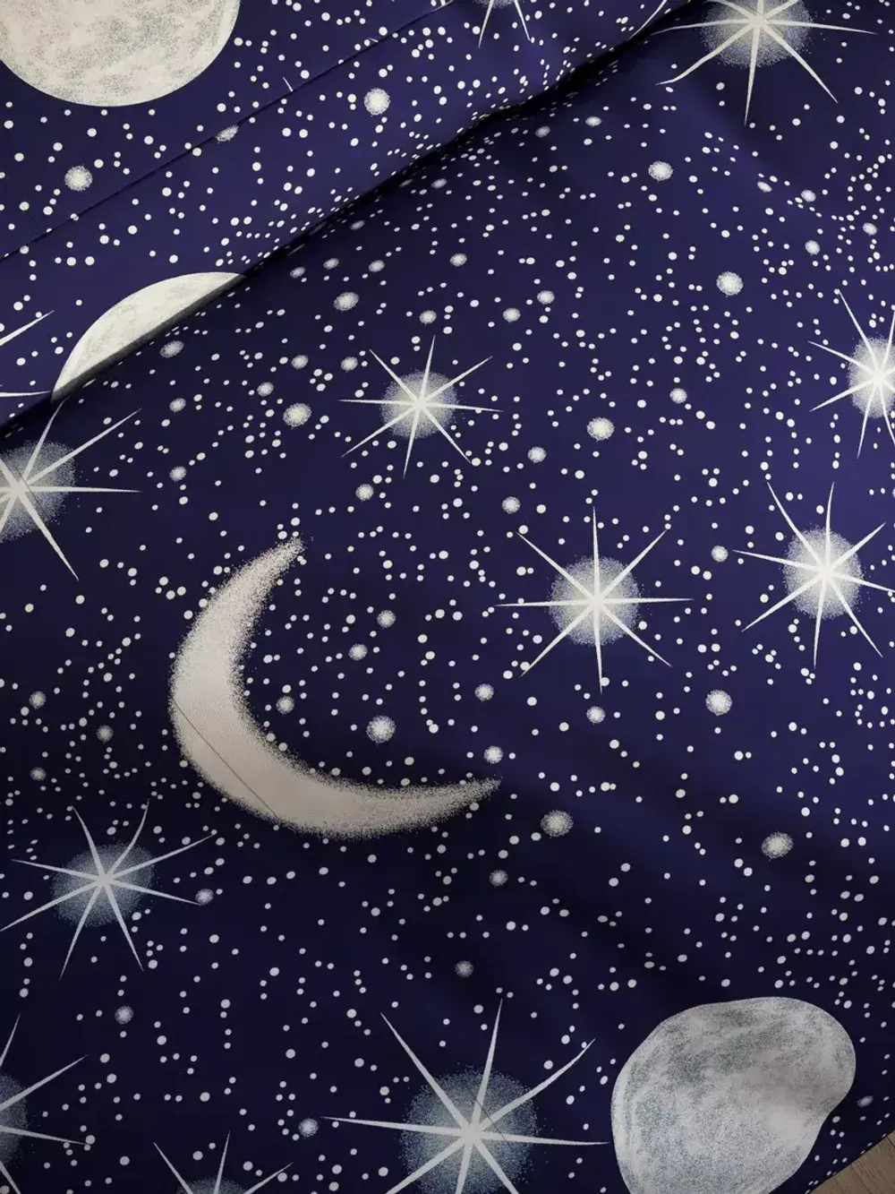 Постельное белье Полисатин Мечта "Яркая звезда" 2-спальное Наволочка 50х70 см 2 шт Простынь на резинке 160x200 см Пододеяльник 175x215 см