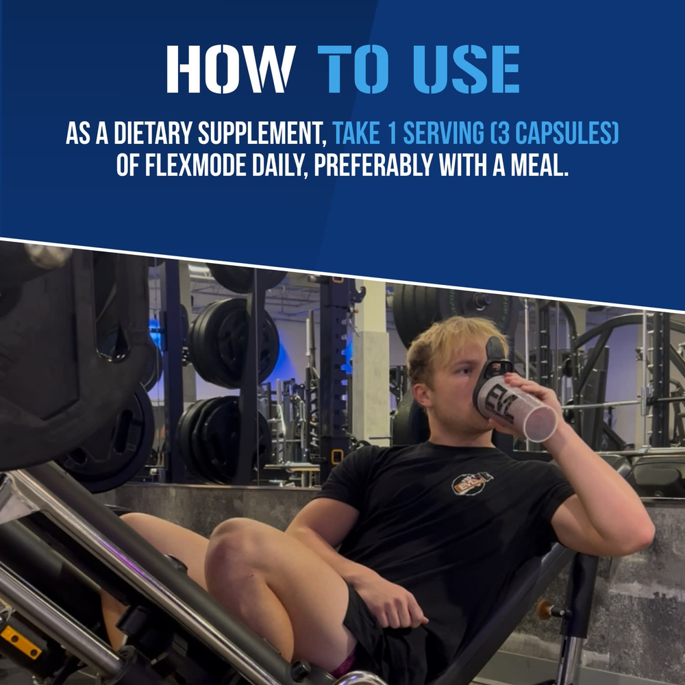 EVLution Nutrition, FlexMode®, улучшенная добавка для поддержки суставов, 90 растительных капсул
