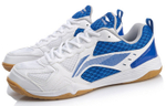 LINING Men"s Table Tennis Training Shoes - White/Blue