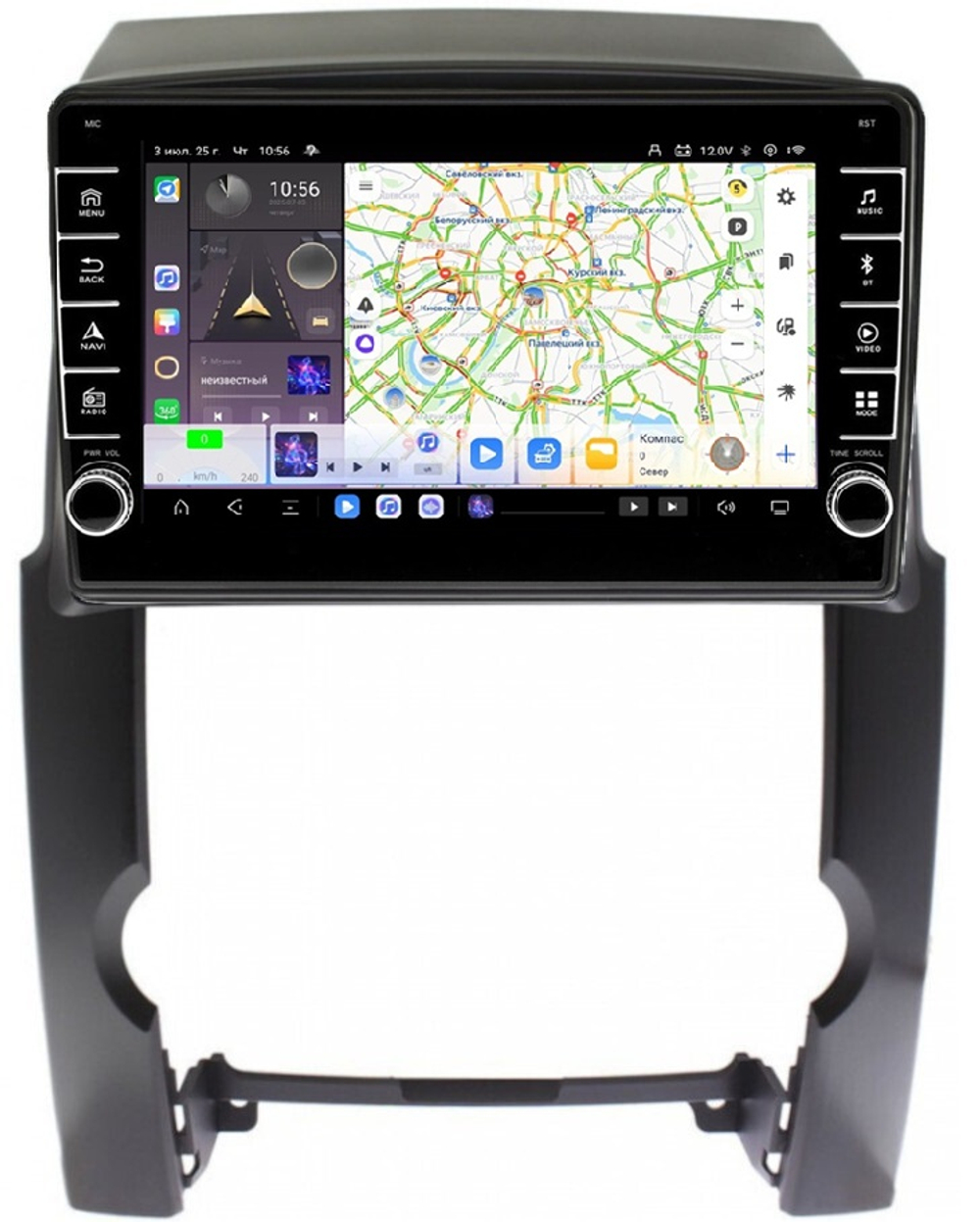 Магнитола для KIA Sorento XM 2009-2012 - Carmedia OL-1748 (кнопки и крутилки) Android 13, TS20, 6+128Гб, CarPlay, 4G SIM-слот