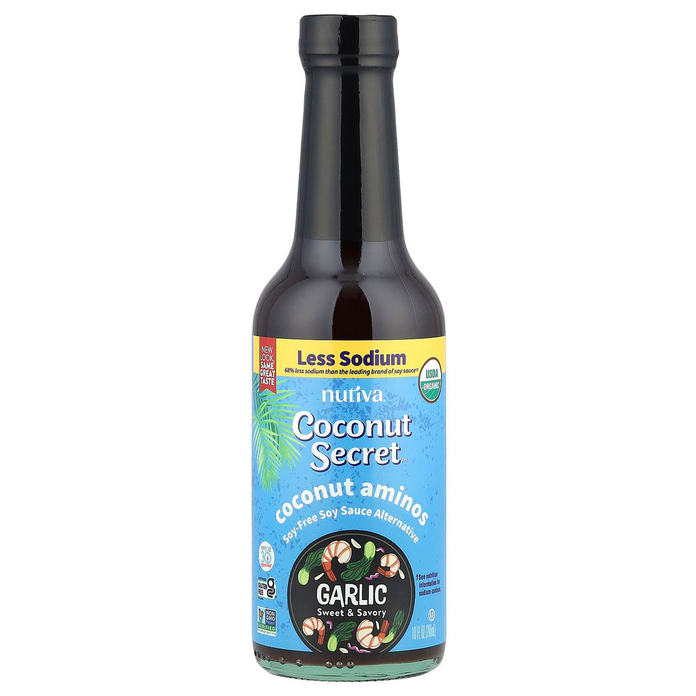 Coconut Secret, Coconut Aminos, чеснок, 296 мл (10 жидк. Унций)