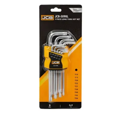 Набор ключей Г-образных 9пр. JCB JCB-5098L