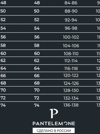 Трусы мужские семейные для больших мужчин Pantelemone PMBB-439, клетка темно-синяя/деним