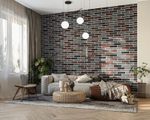 АМК фасад кирпич микс 322