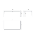 Обеденный стол CRYSTAL CRT035