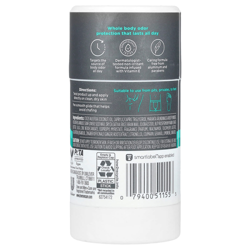 Dove, Men + Care, дезодорант-стик для всего тела, алоэ и бамбук с витамином E, 2,6 унции