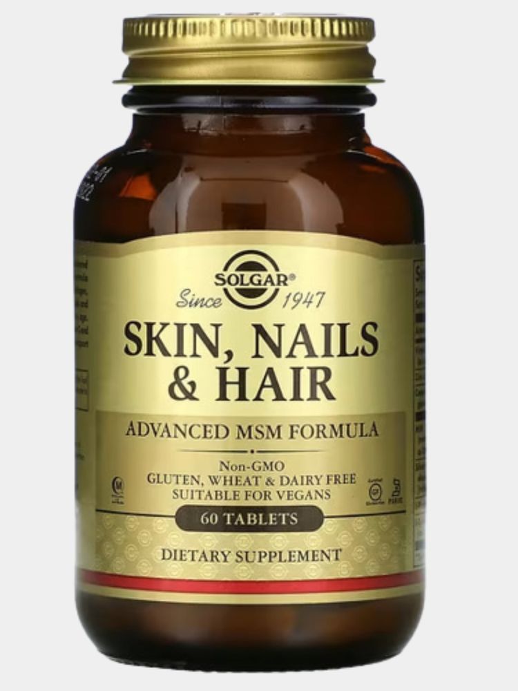 Solgar Skin, Nail and Hair 60 tabs / Солгар кожа ногти волосы