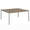 Стол-тандем 1600х1432х750 для 2 рабочих мест на металлокаркасе Lite VL-42