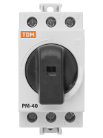 Рубильник модульный РМ-40 3П 40A TDM SQ0222-0004