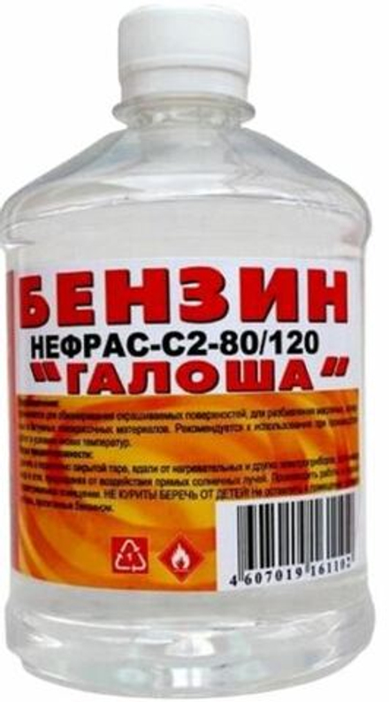 Бензин Нефрас С2-80/120 вершина Галоша 1 л. (12шт) 002303