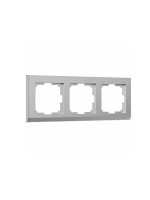 Рамка 3-я Stark серебряный WL04-Frame-03-silver