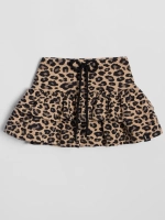 Летний костюм для девочки с юбкой-шорты