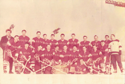 Комплект коллекционных фото со сборной СССР по хоккею. 1970-е.