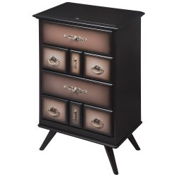 Комод Пандора - 1 с 4 ящиками Орех Оберджин Шоколад