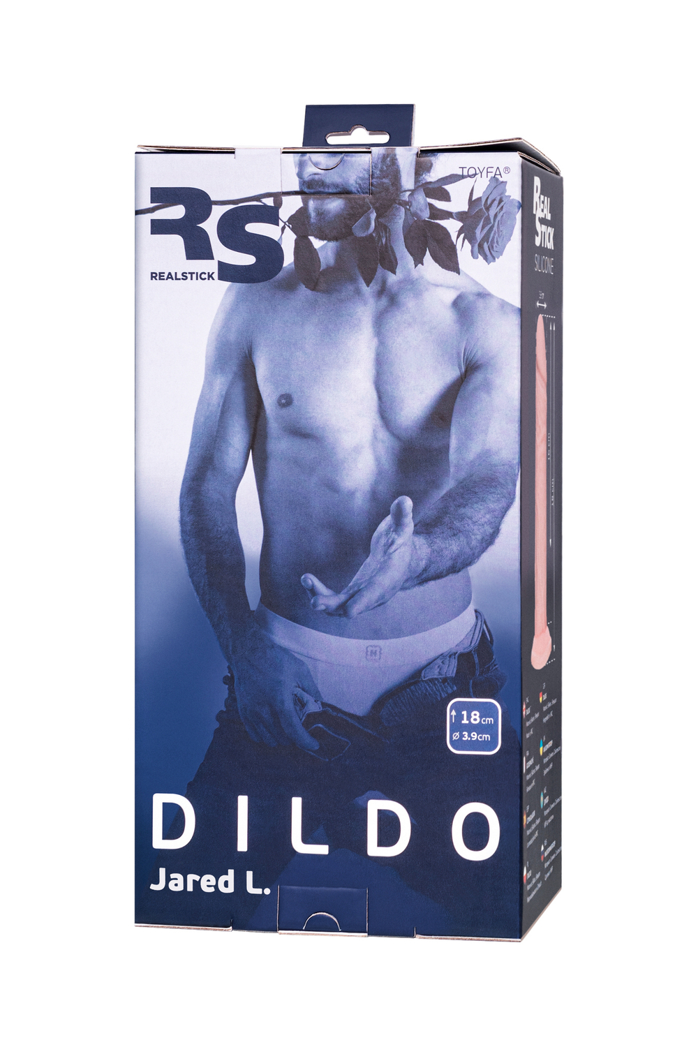 Фаллоимитатор RealStick Silicone сайлекспан телесный 18 см