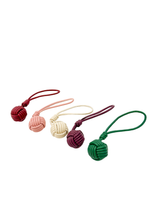 Keychain BALL beige color