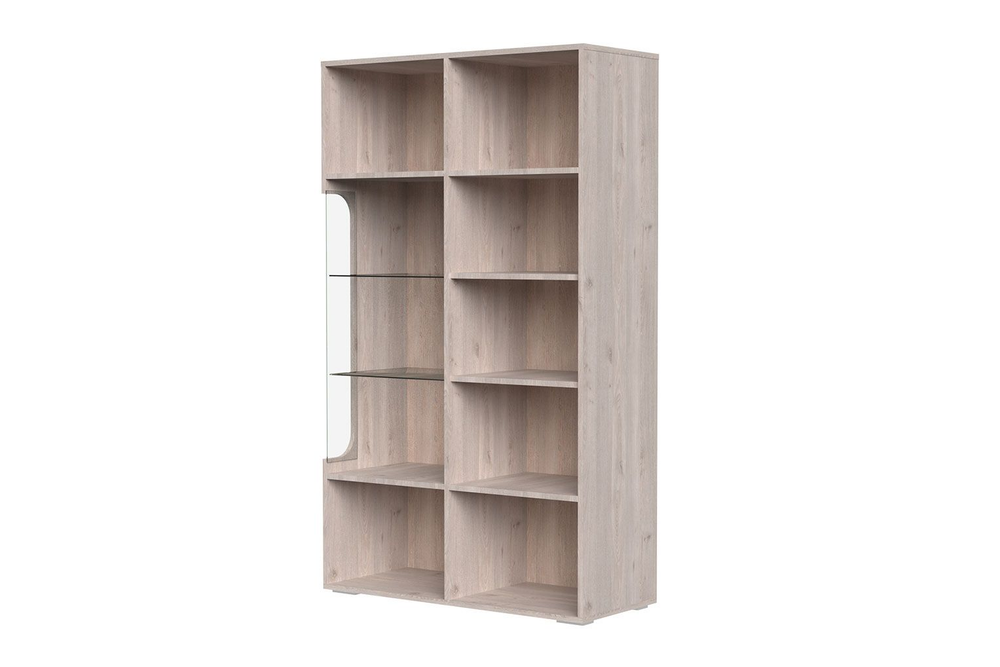 Бриз Шкаф с витриной 2 дв.