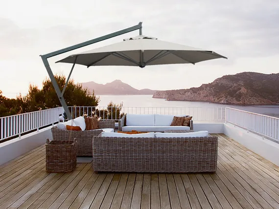 Зонт для кафе профессиональный Napoli Braccio Ø350 см