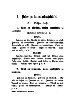 Suomen Kielen Kielioppi. Alkeisopetuksen Tarpeeksi | Jaakko Lankela