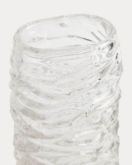 Ваза Vorma из прозрачного стекла 29,5см