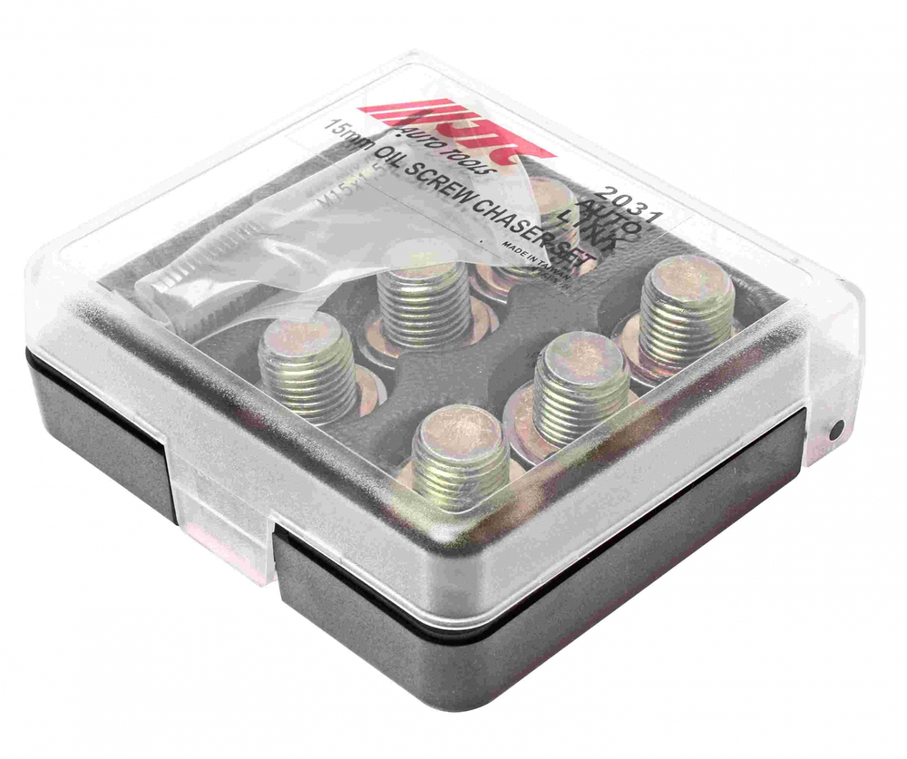 НАБОР JTC-2031 для ремонта маслосливных отверстий 15мм (в боксе)