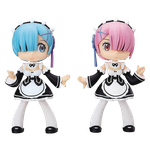 Фигурки Fine Clover: Re:Zero Yurumari Rem & Ram