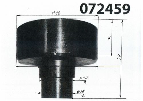 Корпус муфты центробежной HCR-80K/Housing, wheel hub