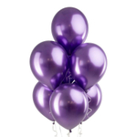 Шар 12" Фиолетовый хром / Luster Purple деко