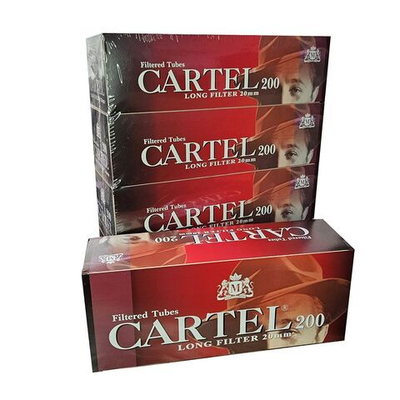 Гильзы для сигарет "Cartel" Long Filter 5x200шт (Комплект)