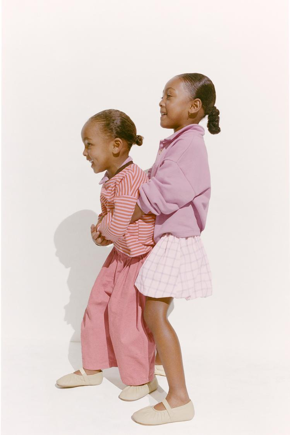 ZARA TIMELESS - БРЮКИ BAGGY, РОЗОВАТЫЙ