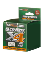 Плетеный шнур для рыбалки TauMANN Sonar PE X4 150m #1.2 (0.18mm) Yellow