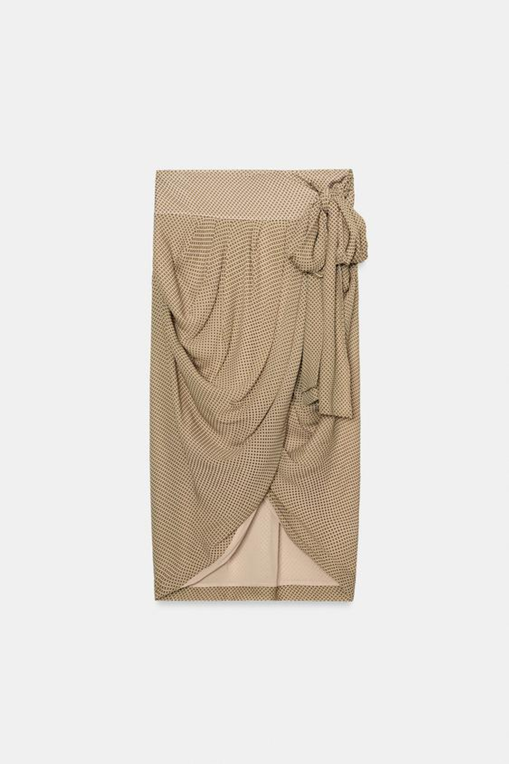 Юбка с драпировкой из коллекции ZW - ZARA