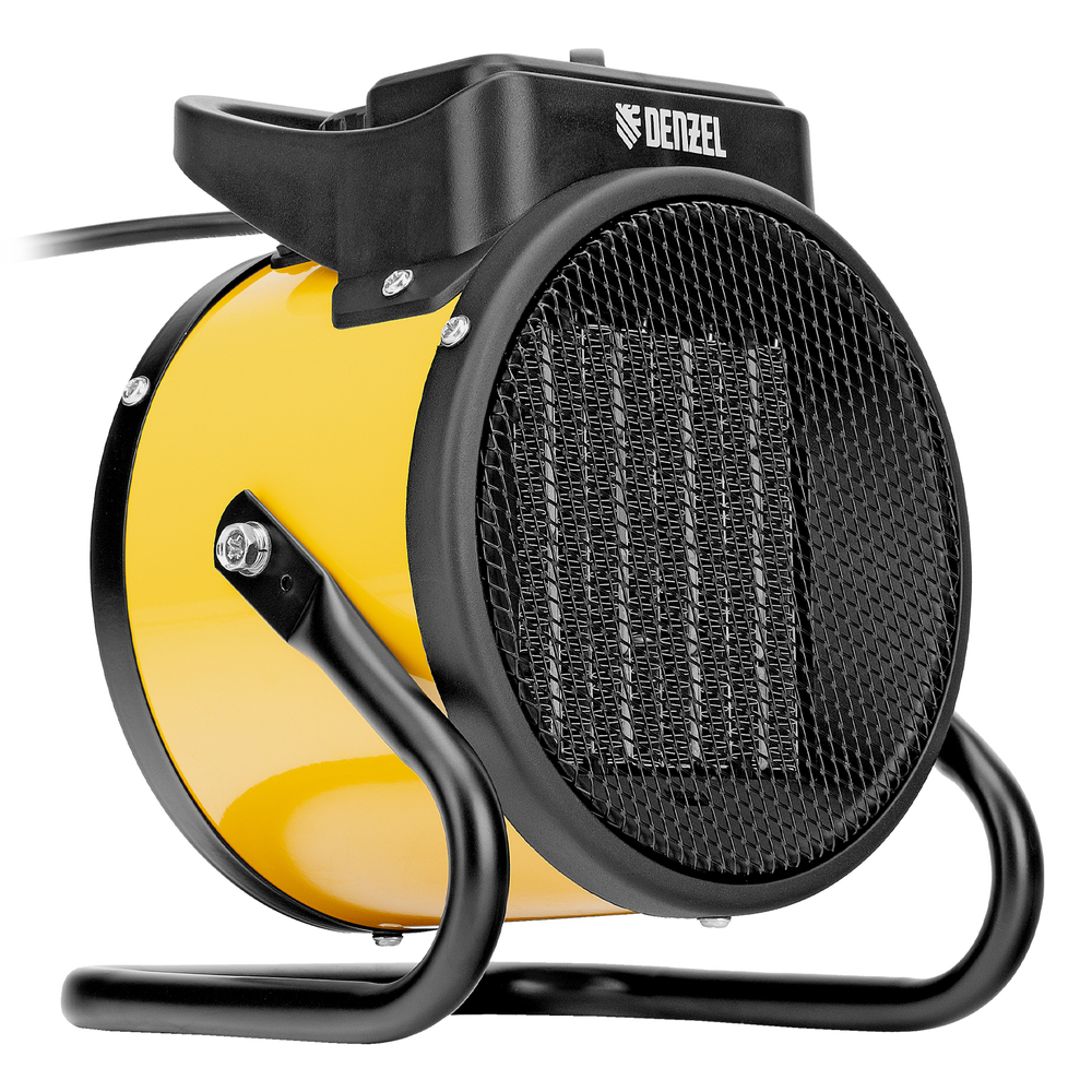 Тепловая пушка, керамический нагреватель (тепловентилятор) DHC 2-100, 230 В, 0.025/1/2 кВт Denzel