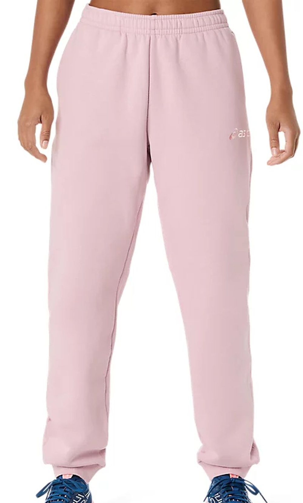 Женские теннисные брюки Asics Logo Fleece - morganite