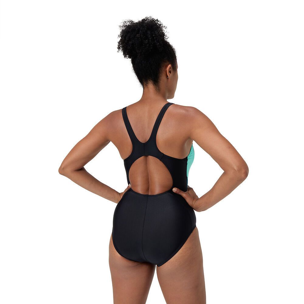 Купальник SPEEDO Colourblock 2.0 Muscleback, 8-00424816243, размер 36, российский размер 48, полиамид, эластан, полиэстер