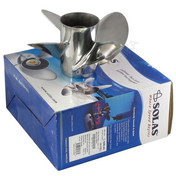 Винт гребной Suzuki DF60-70/DT75-140;4x13x21 стальной, Solas