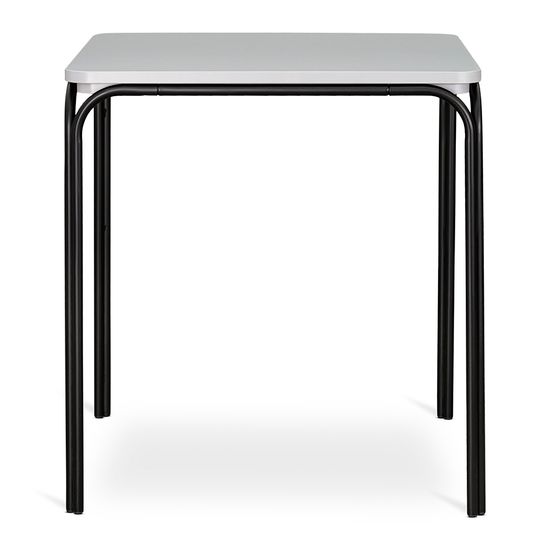 Стол обеденный ror, 70х70 см, черный/серый