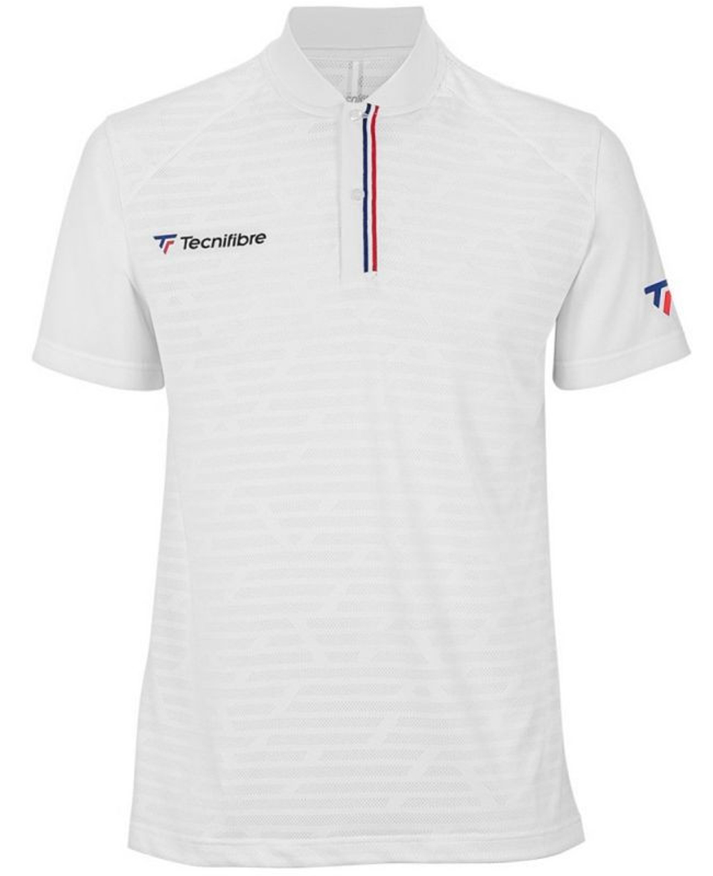 Футболка для мальчика теннисная Tecnifibre F3 Polo Jr - белый