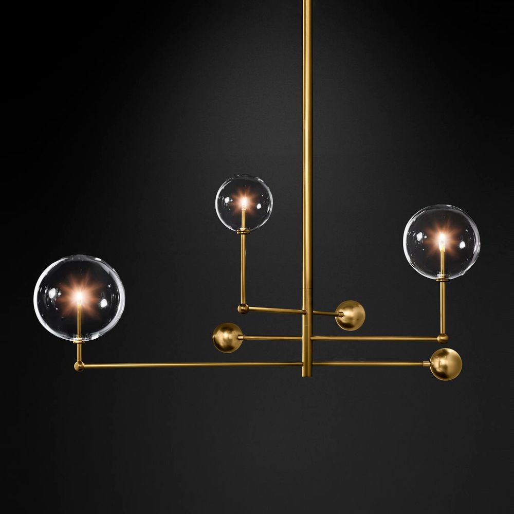 Люстра Globe Mobile 3 brass
