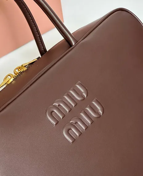 Сумка MIUMIU Beau Тёмно-коричневая