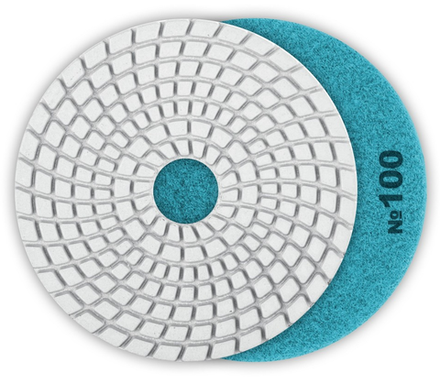 29866-100 ЗУБР Мокрое шлифование алмазный гибкий шлифовальный круг 100мм P100