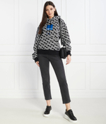 Худи monogram Karl Lagerfeld Jeans - черный(240J1809)