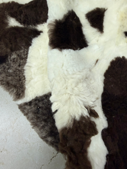 Ковер шкура натуральная овчина меховой