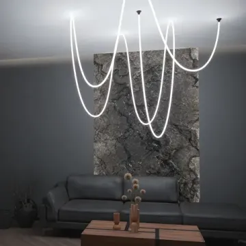 Боковые крепления (2 шт.) д/силикон. профиля-трубы D18 мм д/LED ленты 441890 черный Profiled Lightstar