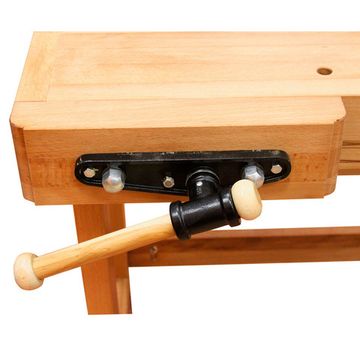 Верстак деревянный, ПЕТРОГРАДЪ, серия Premium, 2000мм * 600мм, с лотком, ПТ - HV516, БТ - HV516