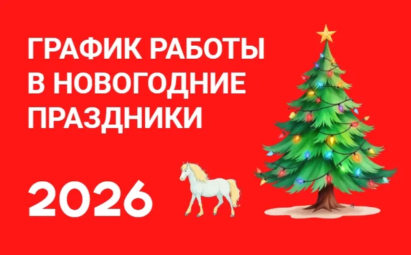 График работы в Новогодние праздники 2026