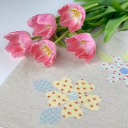 Шаблон для стежки  и аппликации "Лепесточки-1" (арт. T52)